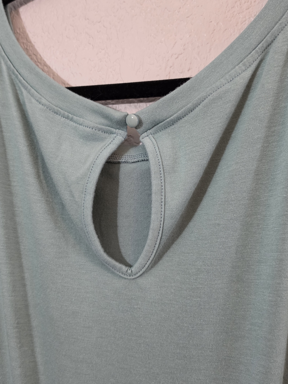 Pretty Garden Light Teal Short Sleeve Jumpsuit Drawstring Womens Large Jogger - Picture 6 of 8